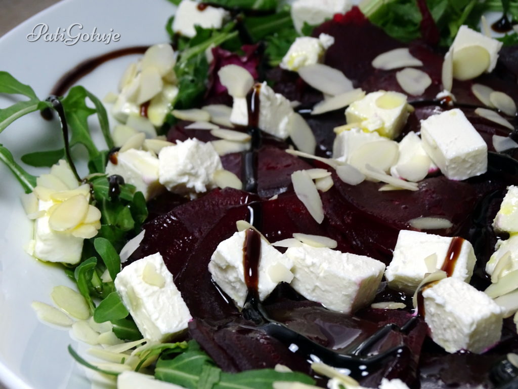 Sałatka z pieczonego buraka